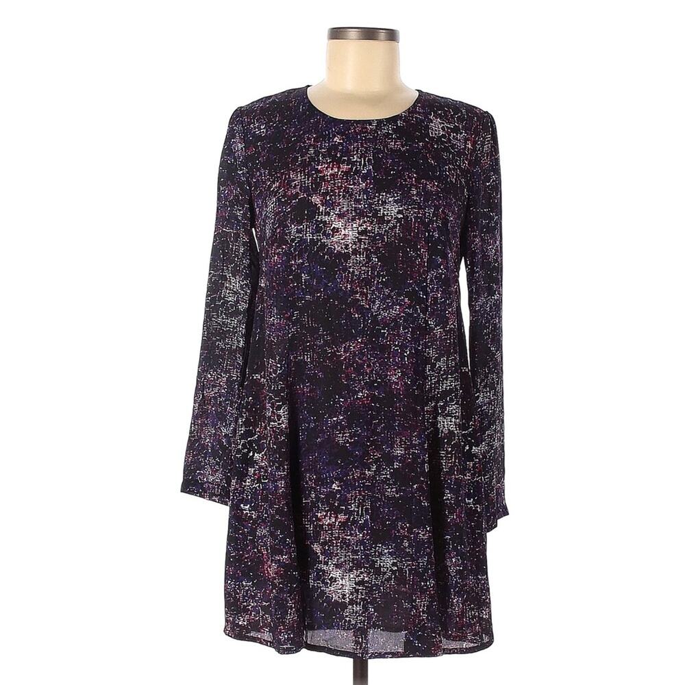 Aqua Long Sleeve Shift‎ Dress Size Small